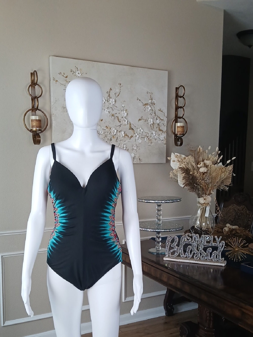 Miraclesuit Nepali Women’s Slimming Tummy Control  One-Piece Swimsuit Size 6 - Picture 14 of 16
